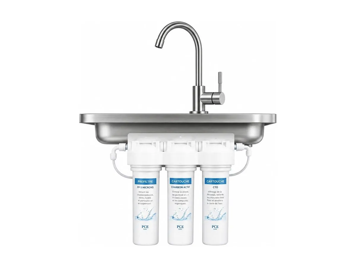 Filtration fine sous évier